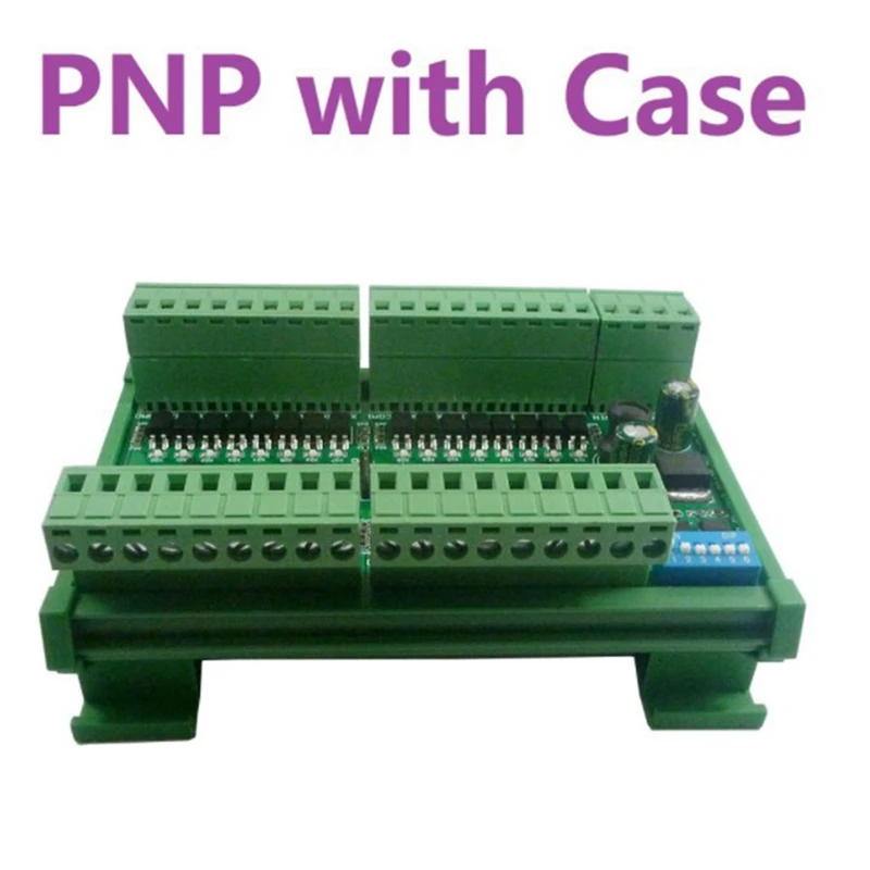 DN-32Ch แยกอินพุตดิจิตอล RS485 Modbus Rtu Controller DC 12V 24V PLC สวิทช์จํานวน Acquisition Board