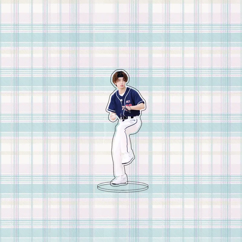 الأولاد مجموعة أرقام الاكريليك حامل Bangcan الكرة البدلة البيسبول سلسلة نموذج لجسم ألبوم 5 نجوم سطح المكتب ديكور المشجعين جمع هدية طفل