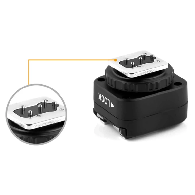 SB-900 SB-800 SB-600 SB-80 SB-50 448F용 교체 TF322 플래싱 핫슈 어댑터