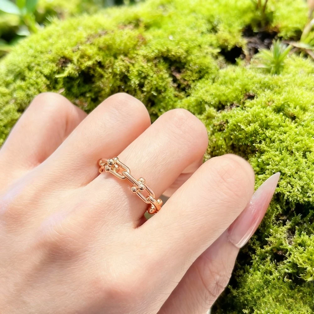 

2025 trendy accessories Women's U-shaped Ring ring Open Ring Jewelry Classics Festival Party Gifts