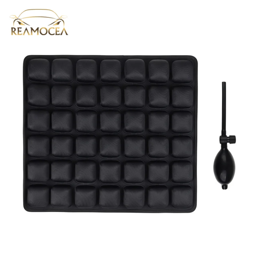 

Reamocea 41x46cm Air 3D 3D Inflation Pad Motor Seat Cushion Lycra Cover Pressure Relief Protector For Universal Motorcycles