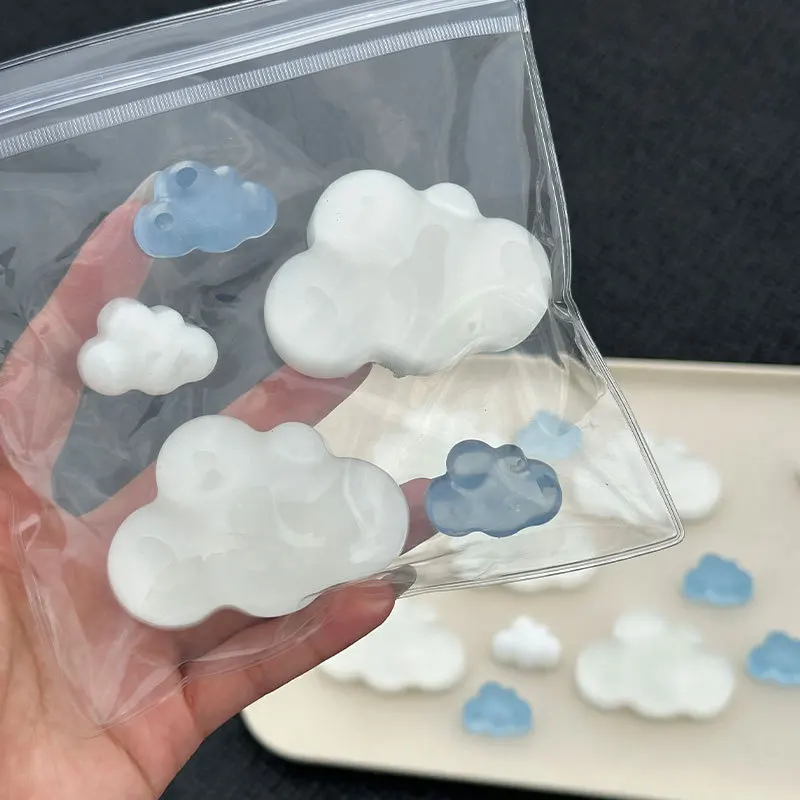 Taba Squshy Kawaii Mini White Cloud Healing Cloud Geeignet für Kinder Erwachsene, perfekt zum Quetschen, entspannendes Party-Geschenk.