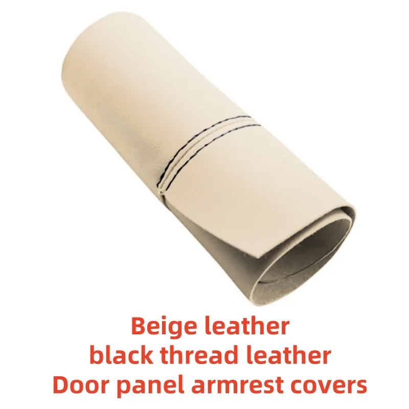 Khaki Beige leather Door panel armrest covers Black For Volkswagen Golf 5 and Jetta from models 2005 2006 2007 2008 2009 2010