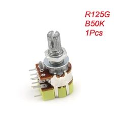 B50K 50K Ohm doppio interruttore di controllo del Volume conico lineare interruttore potenziometro