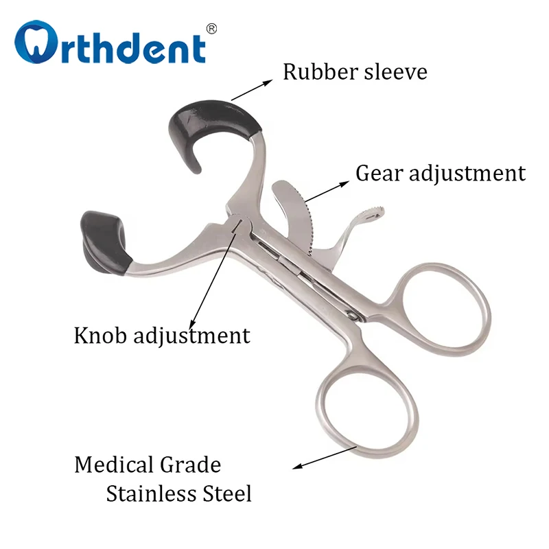ทันตกรรมปาก Retractor สแตนเลส Molt Gag Cheek Lip Expander จัดฟันเครื่องมือผ่าตัดช่องปากทันตกรรมเครื่องมือ L/M/S
