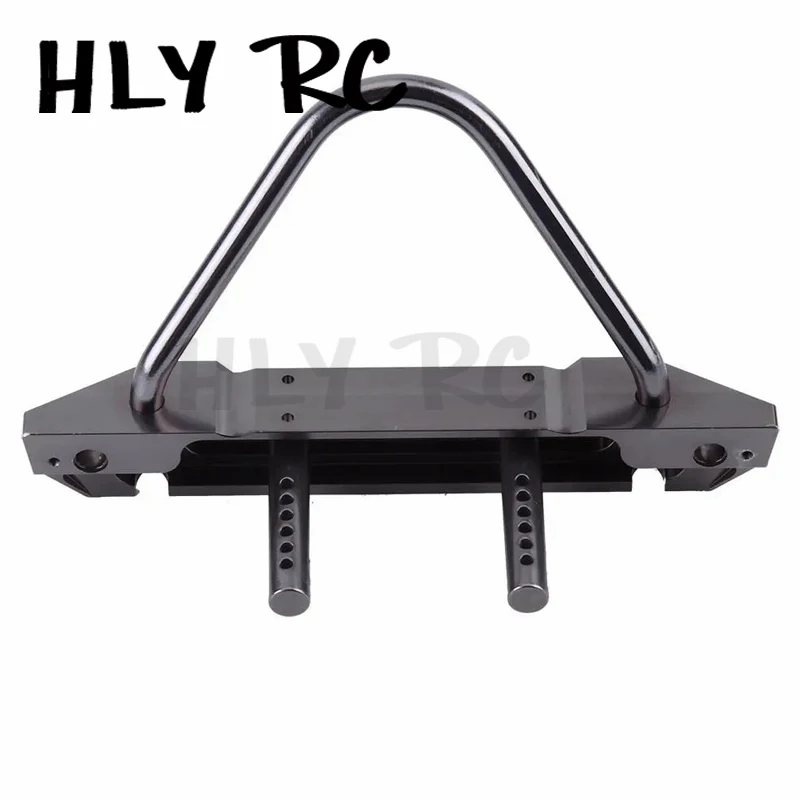 CNC Metal Front Bumper for Axial SCX10 II 90046 Traxxas TRX4 MST 1/10 RC Crawler Car Upgrade Parts Accessories CNC Metal Front