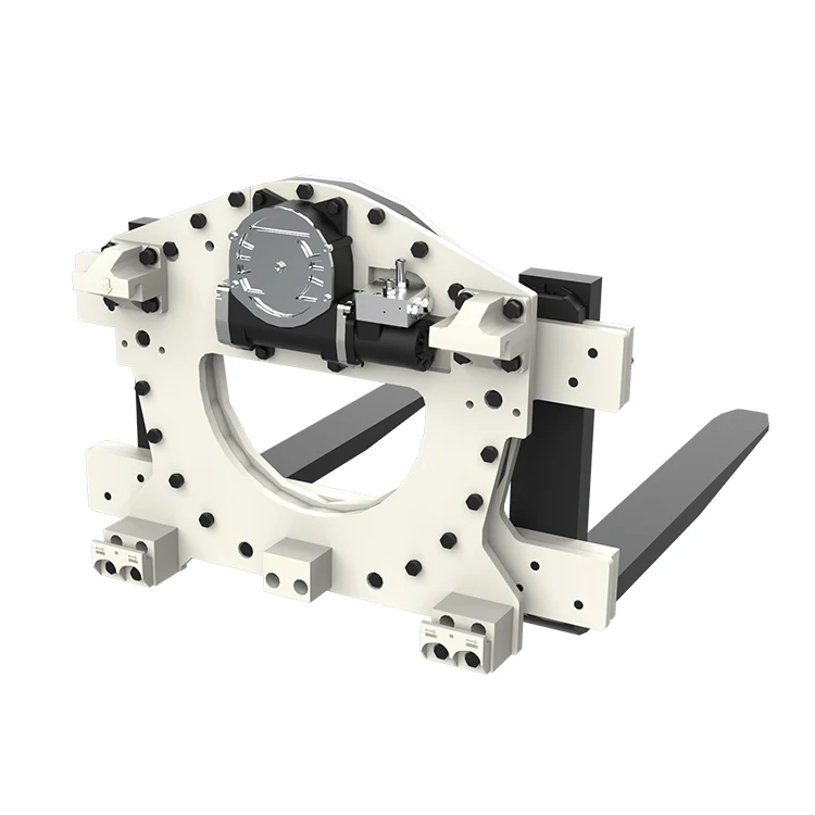 Fd30 Clamp Forklift Truck 360 Deg Rotating Attachment Rotator Rotation Fork Clamp With Clamp On Forklift