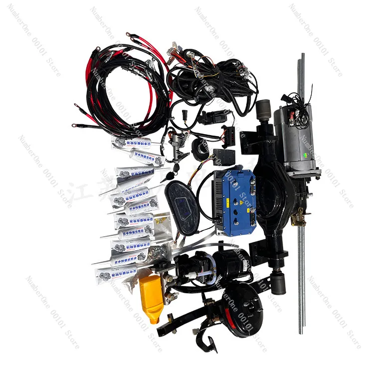 Four-wheel heavy-duty suspension car chassis accessories Large vacuum power brake AC electronic control accessories assembly