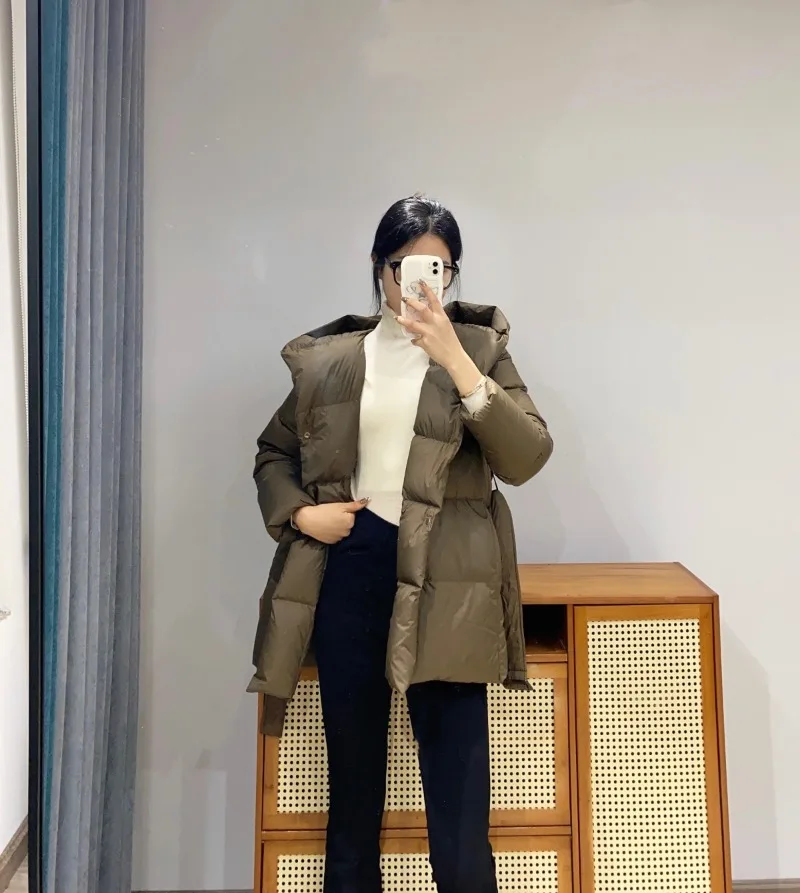 Women's Winter Parka Coat 2026 High-grade Warm Hooded Ladies Outerweat Fashion Loose Temperament Lady Short Down Cotton Jacket