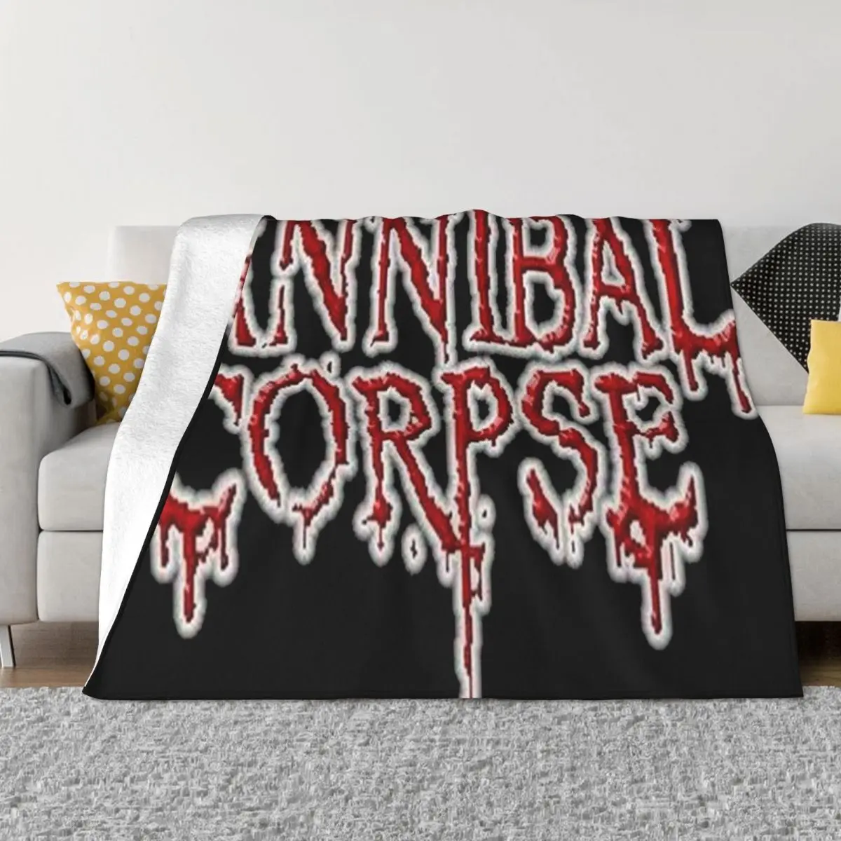 Cannibal Corpse 210 Bedroom Knee Blanket Blankets And Throws Throw Blanket