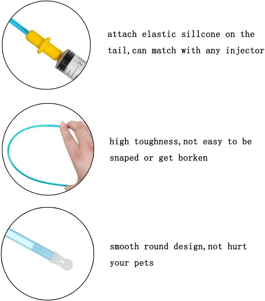 Dog Artificial Insemination Kit 10 Pack 27.5cm PVC Catheter Set with Syringes Bags Gloves for Small Medium Dogs Livestock view 4