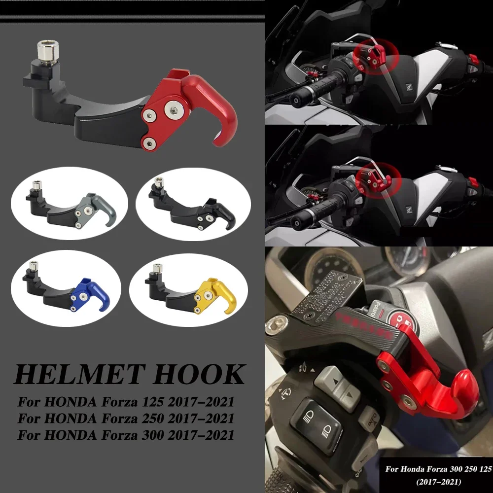 Forza125/250/300 NEW For HONDA Forza 300 Forza 250 Forza 125 2017 2018 2019 2020 2021 Motorcycle Convenience Hook Helmet Hook