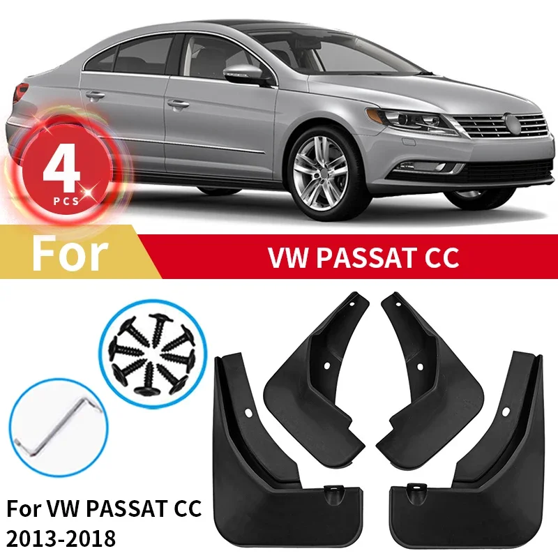 

Mudguards For Volkswagen VW Passat CC 2013-2018 Wheel Mud Flaps Car Accessories Splash Guards Mud Cover Fenders Mudflaps