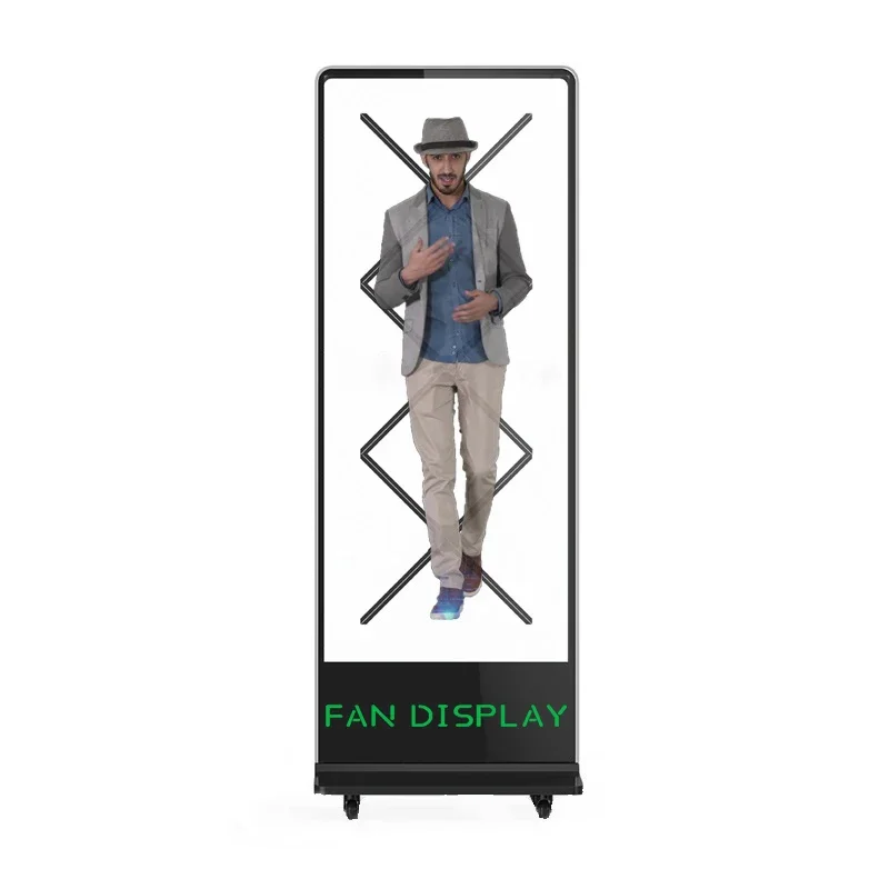 3D Hologram LED Fan Display, Equipamento publicitário, Video Wall, Holográfico, 3D