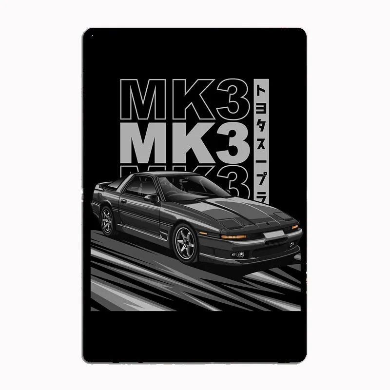 Cartel de Metal The Legend Supra MK-3 Rest Sports Cars, cartel personalizado para Club, cartel de estaño para pared interior, decoración de habitación, decoración del hogar