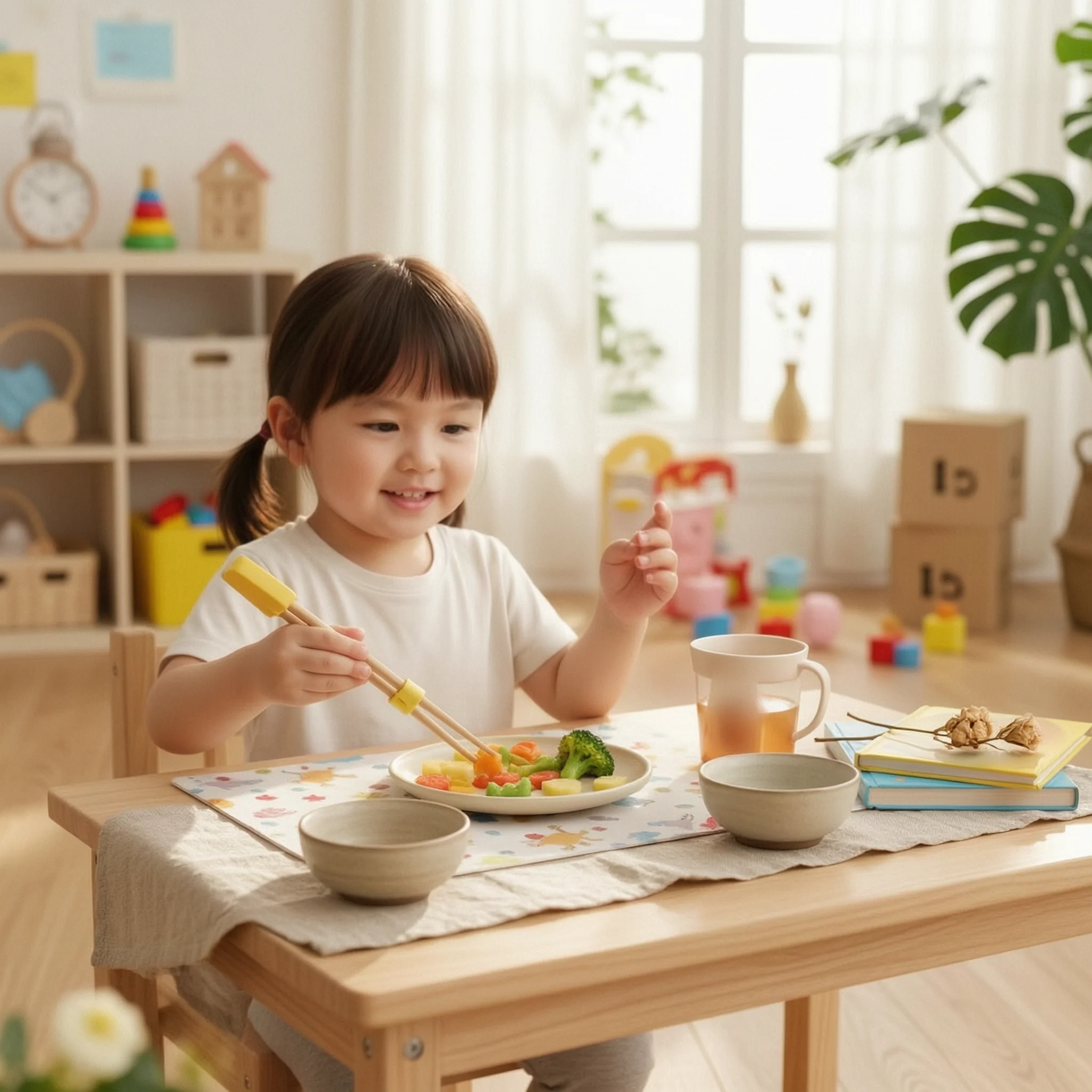 Kids Learning Chopsticks No Splinters Learning Chopsticks Children's Tableware Food Safe Reusable