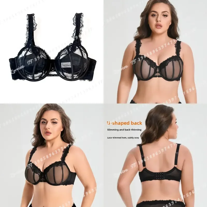 Plus Size Full Coverage Minimizer Bra for Large Bust Underwire Support Anti Sagging Comfortable Lingerie 85D-95J