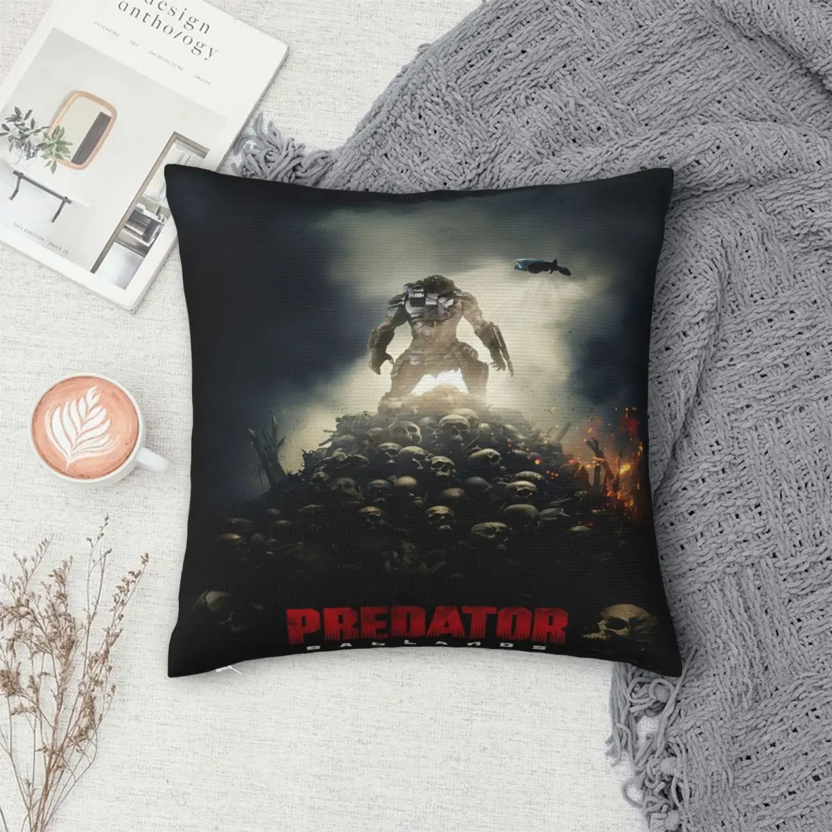 المفترس: الأراضي الغربية وسادة تغطي غطاء وسادة بوليستر ناعم هدية رمي كيس وسادة غطاء المنزل انغلق 40*40 سنتيمتر أحجام متعددة