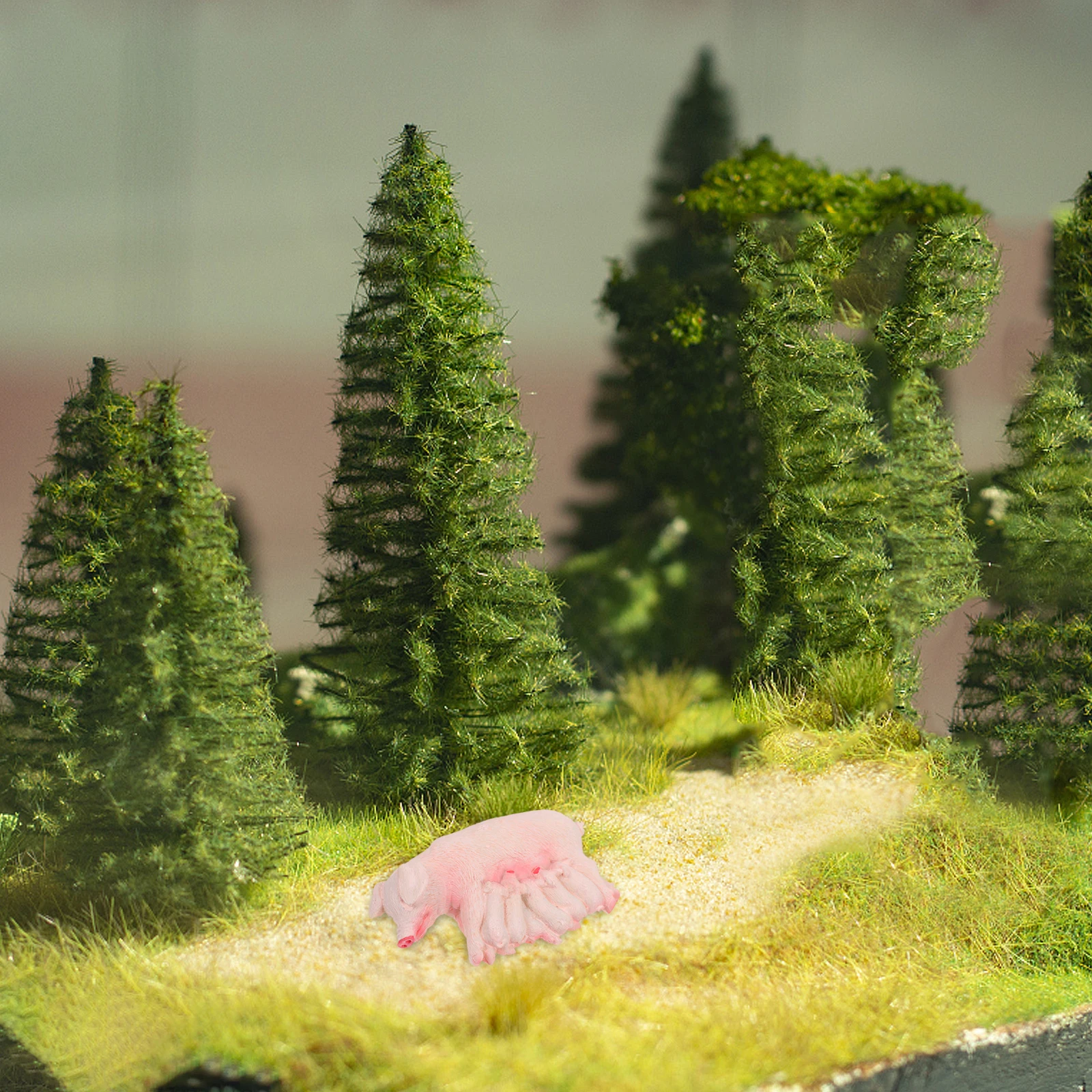 

Micro Landscape Piggy Decoration Fish Tank Animal Figurine Educational Toy Sculpture Cake Outdoor Statues Dollhouse Cute Desk