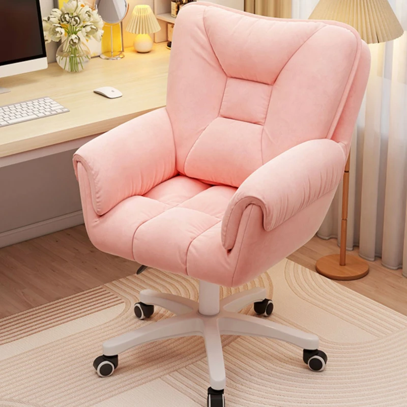 

Ergonomic Salon Office Chairs Comfortable Indoor Armrest Beauty Chairs Upholstered Multifunction Chaise De Bureau Furnitures