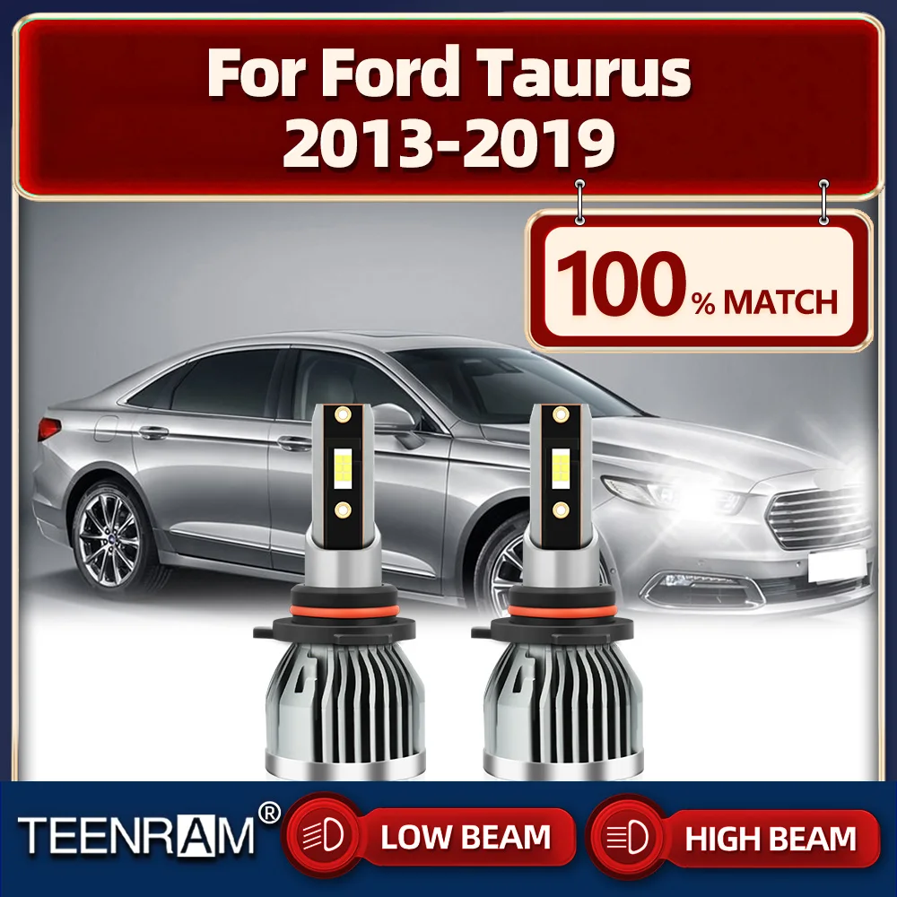 

120W Turbo LED Headlight Bulbs 20000LM CSP Chips Car Lights With Fan 6000K For Ford Taurus 2013 2014 2015 2016 2017 2018 2019