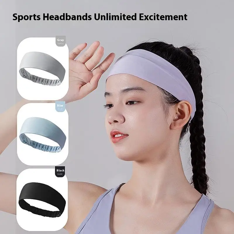 

Sports Headband Running Headwear Elasticity Sweat Absorption Headdress Quick-Drying Gym Breathable Sweatbands 〔CC55〕
