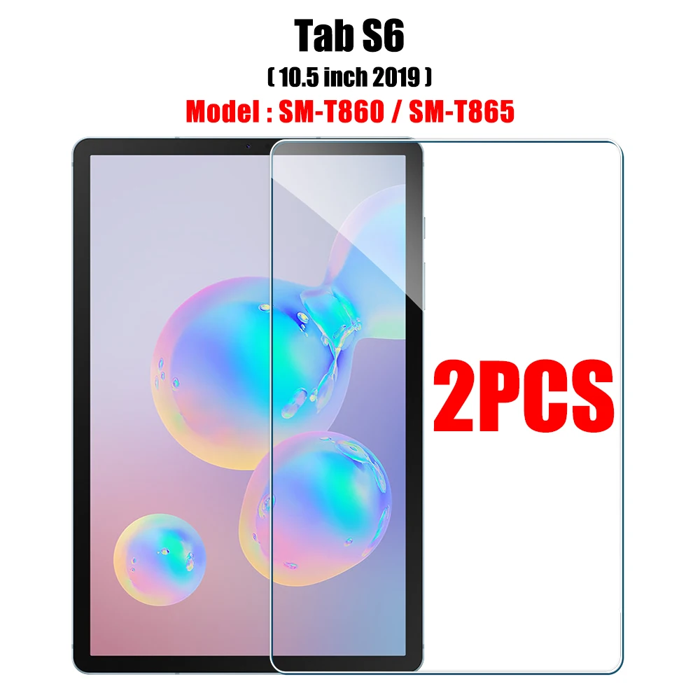 2PCS Gehard Glas Screen Protector voor Samsung Galaxy Tab S8 Ultra Plus S6 Lite S7 Fe A7 Lite a8 S9 A9 Tablet Accessoires Film