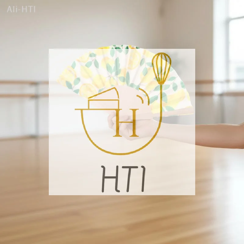 For Summer Cooling Dance Performance Wedding Party Decor Lemon Print Folding Hand Fan Fruit Pattern Bamboo Fabric Handheld Fan