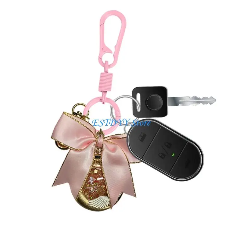 

G6DE 5Pcs Small Light Weight Keychain Rings with Spring Zincs Alloys Swivels Clasp