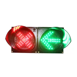 High quality 200mm red cross and green arrow road safety traffic signal light LED traffic light