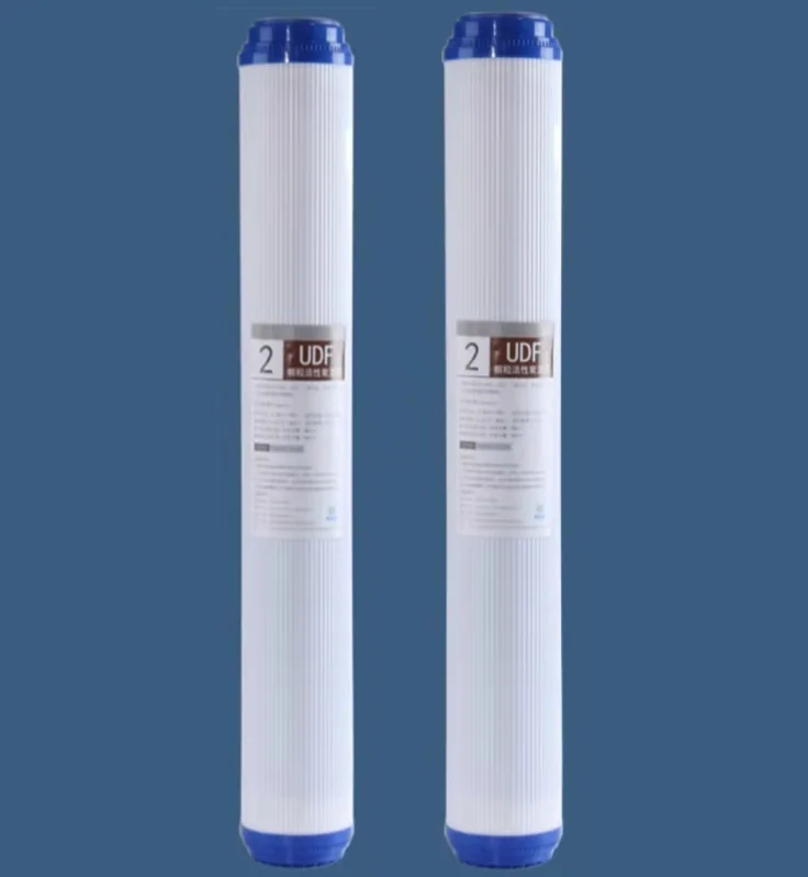 2pcs 20 inch universal water filter activated carbon cartridge filter 20 inch udf activated carbon filter water purifier