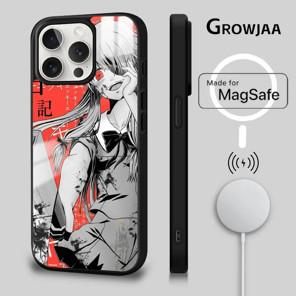 

Anime G-Gasai Yuno Phone Case Magnetic For iPhone 16 15 14 13 12 11 Pro Max Plus Mini Magsafe Wireless Charging Cover