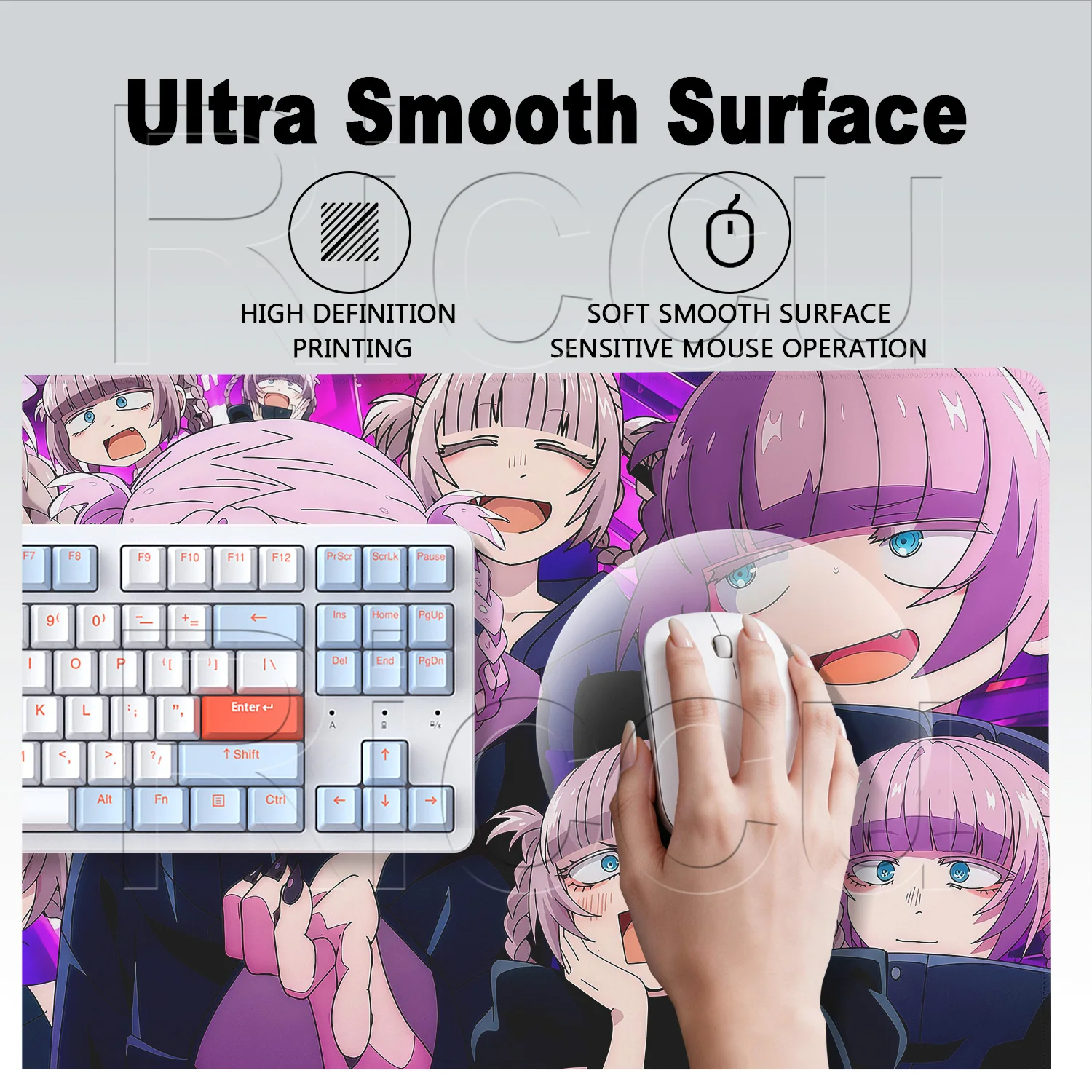 Tappetino per mouse Hot Anime  - Gaming Keyboard Typewriter recensione e prezzo