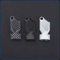 Aluminum Alloy Loud Lightweight Whistle High-decibel Life-saving Waterproof Whistle Portable Multistyles