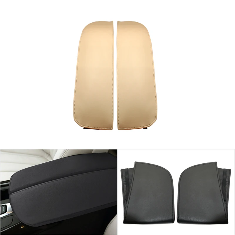 For BMW X5 E70 2007 - 2013 / F15 2014 - 2017 2018 Microfiber Leather Car Center Console Lid Armrest Cover Case Protection Trim