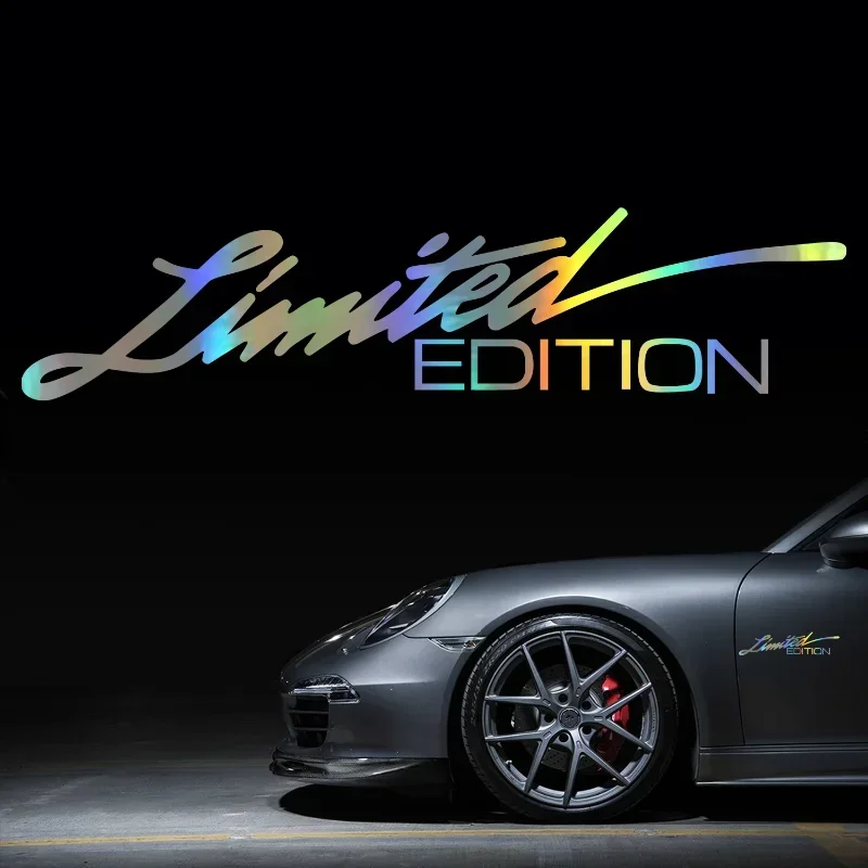 

Automotive self-adhesive sticker, limited edition creative decorative accessory, 16x 3.8cm, used for windows and car bodies