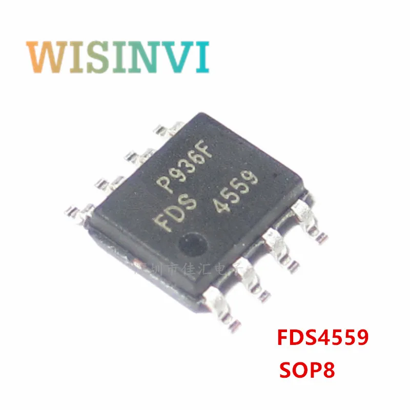 10PCS FDS4675 4675 40V 11A ＆ FDS4501H 4501H ＆FDS4559 4559 4.5A 60V ＆ FDS4685 4685 40V 8.2A  SOP8