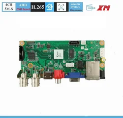 XM 4CH 6 in 1 AHD CVI TVI IP CVBS 5MP-N CCTV DVR Board support Motion Detection and 4 Record mode Video surveillance