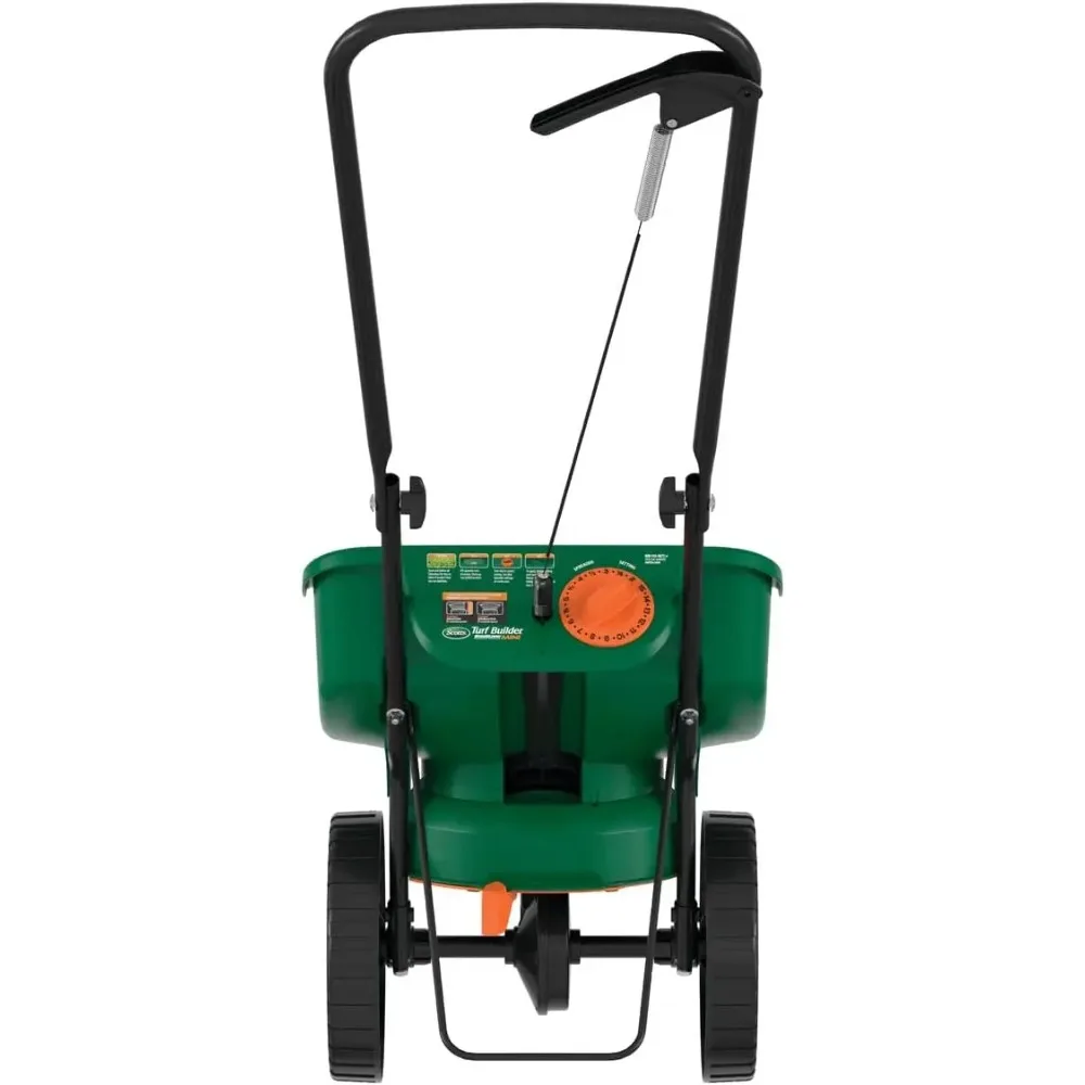 Turf Builder EdgeGuard Mini Broadcast Spreader for Seed,Fertilizer,Salt,Ice Melt, Holds up to 5,000 sq.ft. Product.Free Delivery image 3