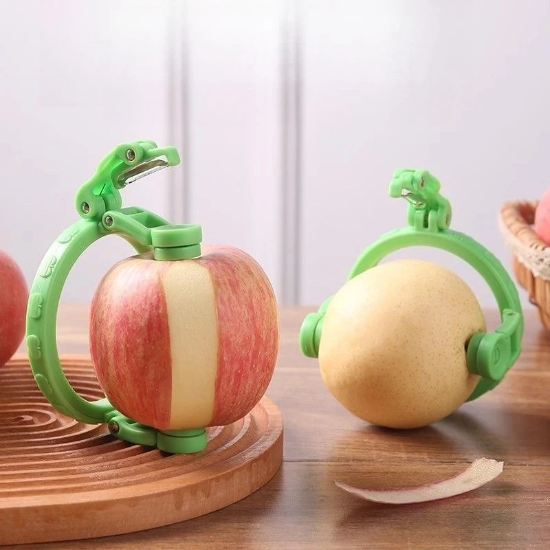 

Handheld Rotating Fruit Vegetable Peeler Spiralizer for Apple Pear Kitchen Gadget Colorful Design Gift Idea