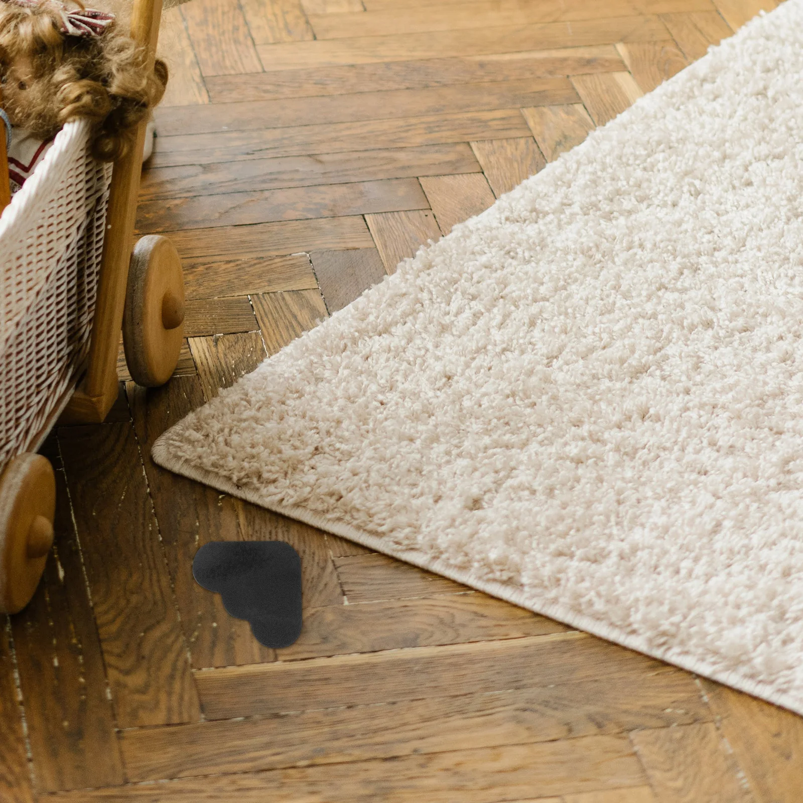 10 قطعة شريط سجادة غير قابل للانزلاق قابل للغسل شريط سجادة مزدوج الجوانب للمنزل والمكتب سجادة ملصق القابض وسادة سجادة مضادة للانزلاق #6