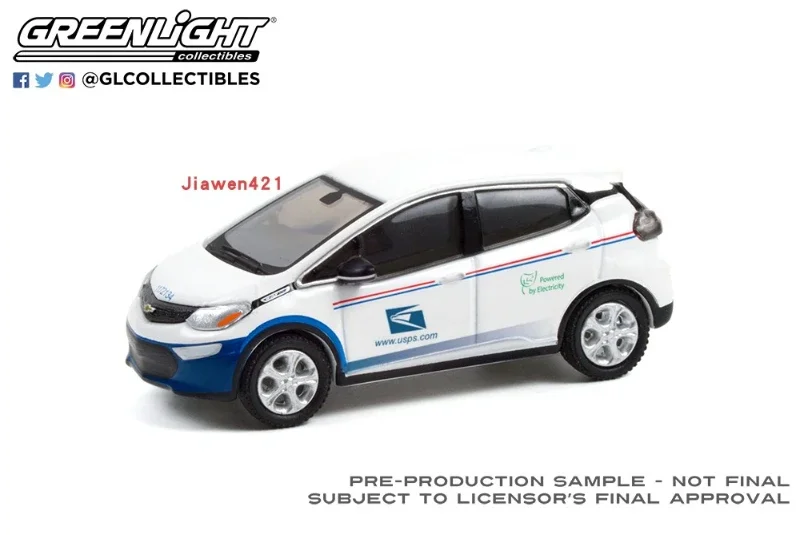 1:64 2017 Chevrolet BOLT EV High Simulation Diecast Car Metal Alloy Model Car kids toys collection gifts W279