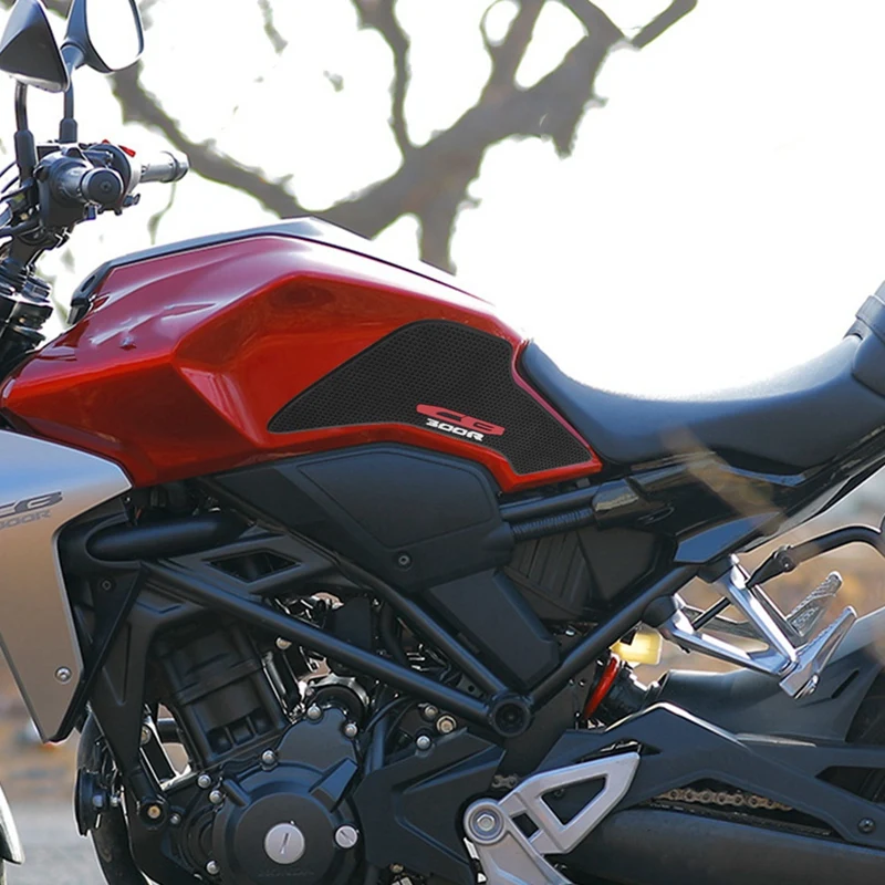 Motorcycle Tank Grip Pads Stickers Protector Traction Pad For Honda CB300R CB 300 R 2023 Accessories-T45C