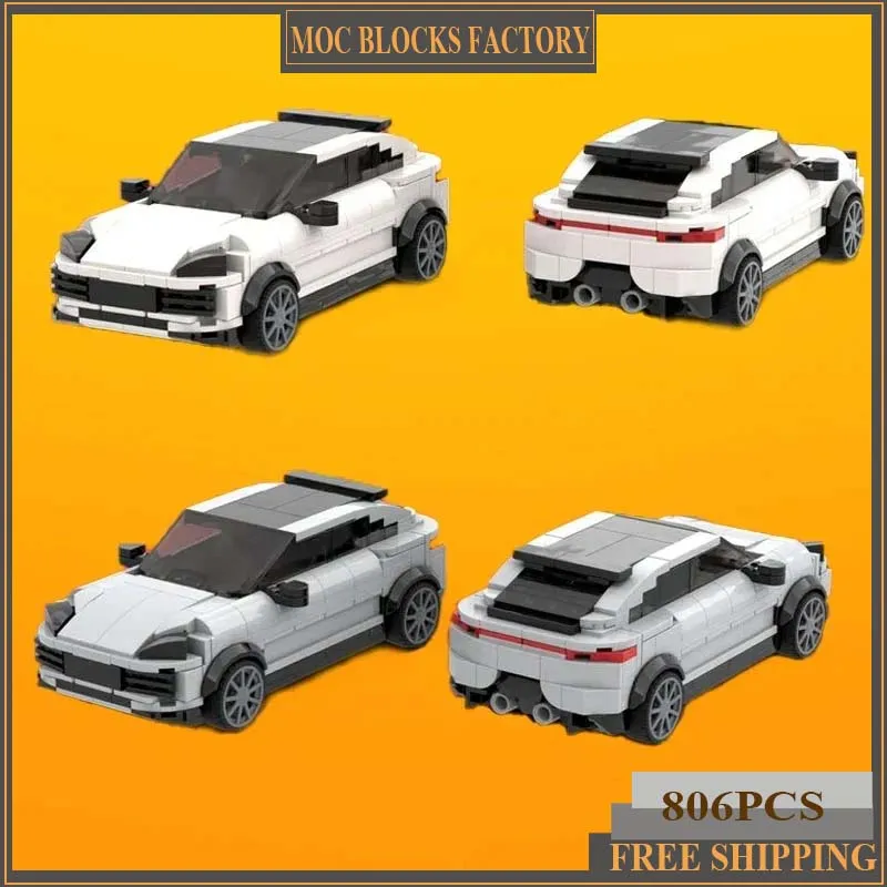 

Moc Building Blocks Champion Speed Cars Set City Car Model Technology Bricks DIY Assembly Construction Toy Holiday Gifts