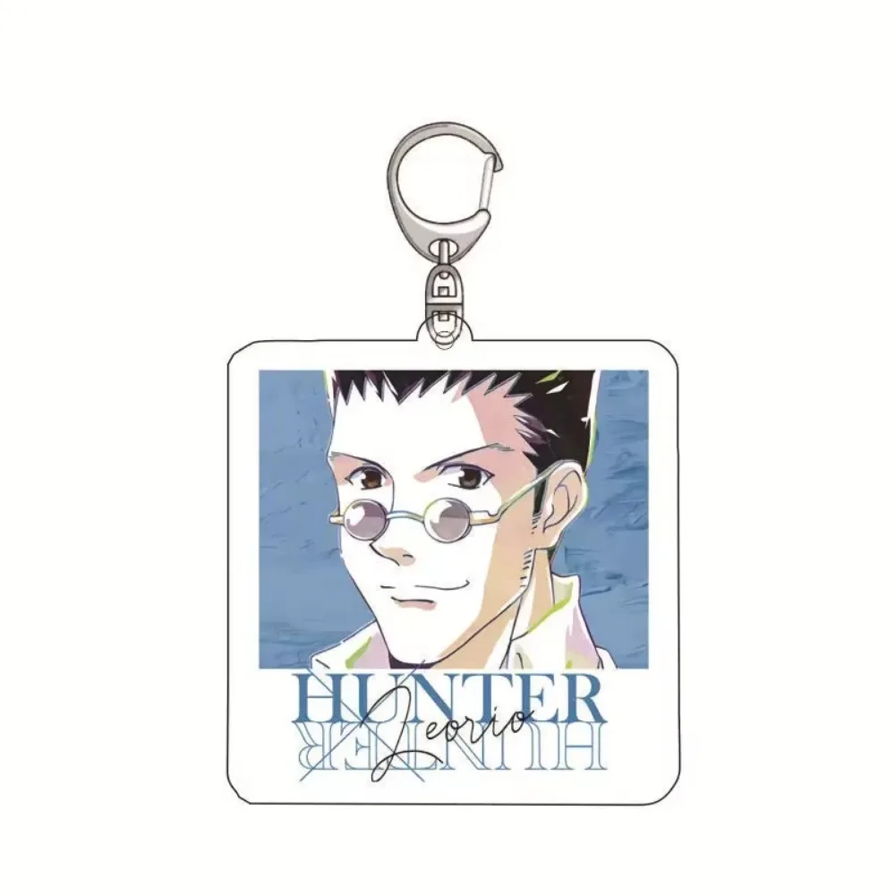 Anime HUNTER Keychain Killua Irumi Hisoka Cute Acrylic Figure Pendant Key Ring Collection Model Cosplay Gifts 2025