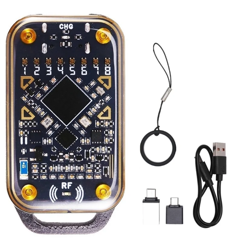 เครื่องอ่านชิปอัจฉริยะ N82R Chameleon Ultra RFID 125Khz 13.56Mhz สำหรับถอดรหัสบัตร ID IC และเครื่องคัดลอก NFC พร้อมฟังก์ชันจำลองบัตรอัจฉริยะ