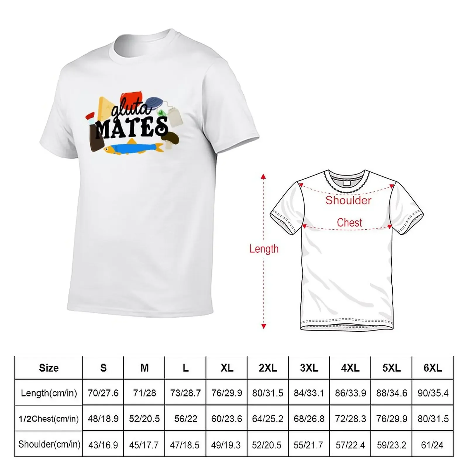 Gluta-Mates T-Shirt shirts graphic tees plus size tops men clothings