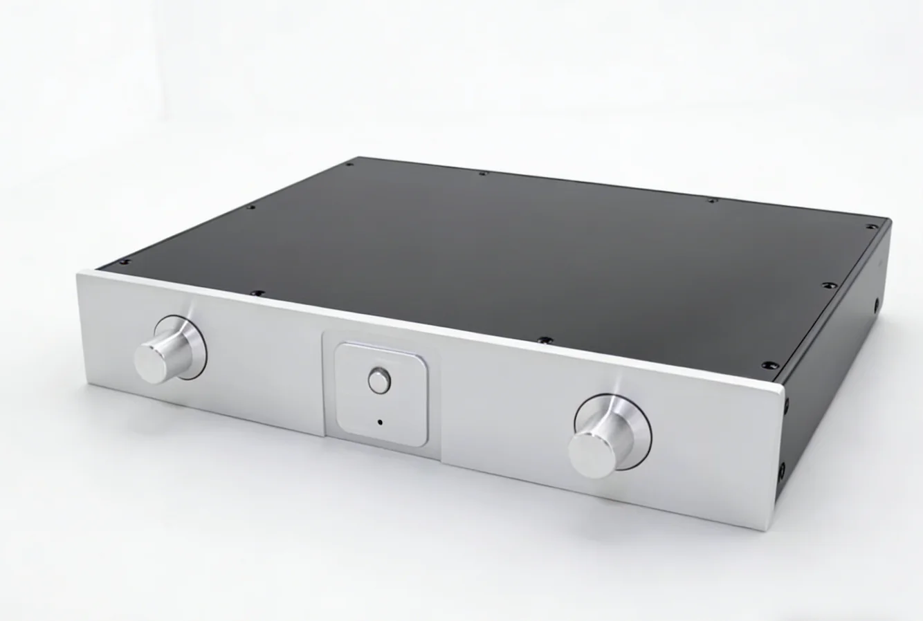 WA1 All aluminum amplifier chassis / Preamplifier case / AMP Enclosure DIY box (425 *70 *313mm)