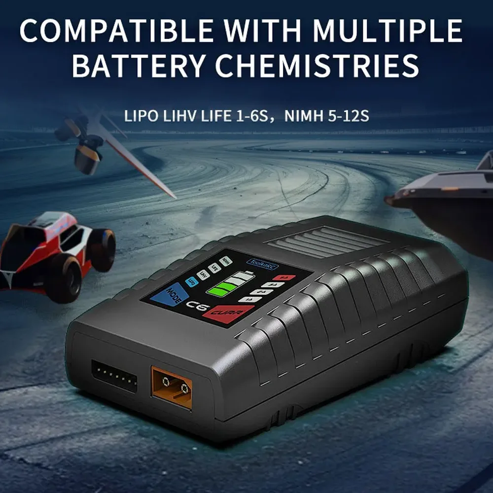 ToolkitRC C6 C4 AC 50W 5A Smar - Drone Racing Charger review and price