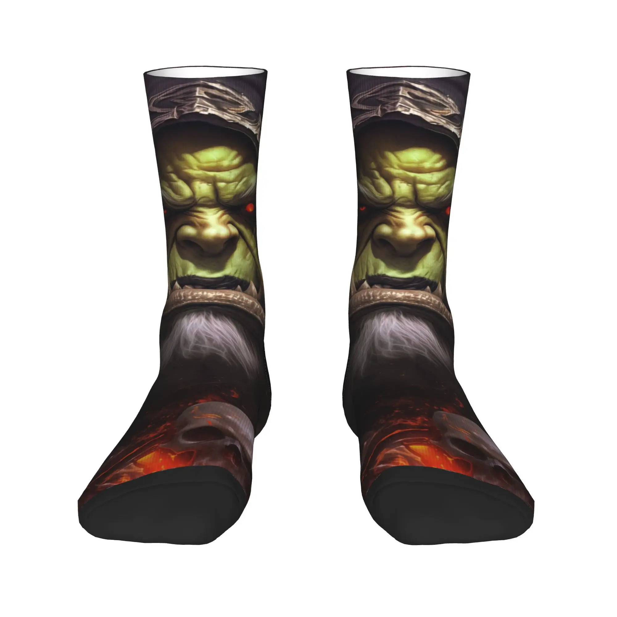 Calzini da uomo WOW Calze World of Warcraft Calzini autunnali di qualità per il tempo libero Calzini antisudore stampati per sport all'aria aperta